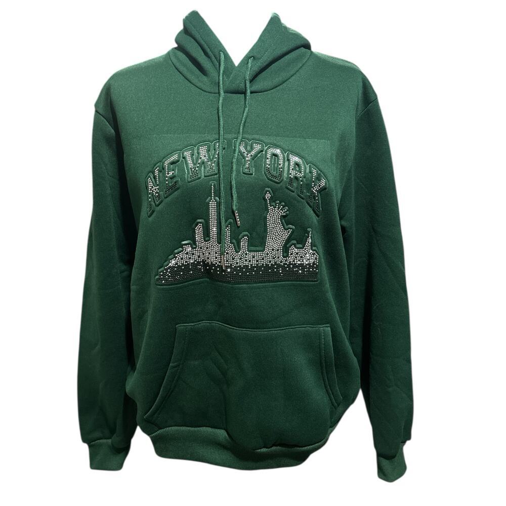 Nali Collection Green New York Hoodie – Size L – NWT